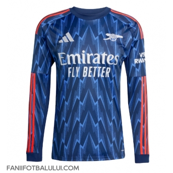 Arsenal Tricou Fotbal Replică 2025-26 Barbati Deplasare Mâneci Lungi